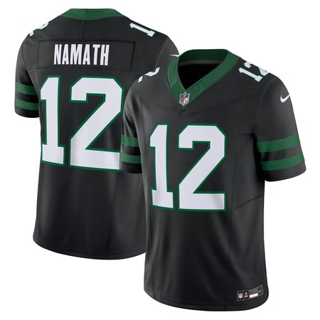 Men's New York Jets Joe Namath Legacy Black Vapor F.U.S.E. Limited Jersey